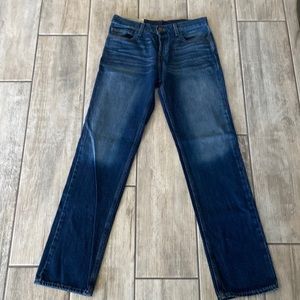 Men’s jeans  Distressed dark. Like new. Hardly worn.